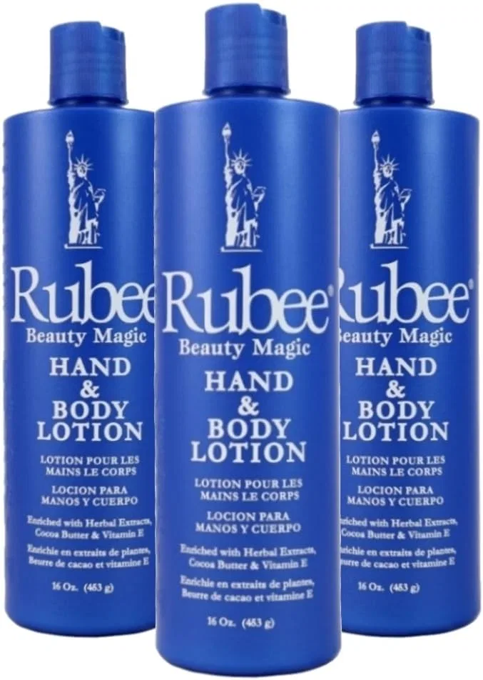 Лосьон для тела и рук Rubee, увлажняющий, 3 шт. по 475 мл