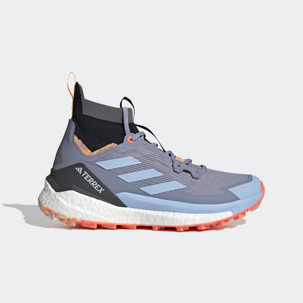 Мужские походные кроссовки adidas Terrex Free Hiker 2, черный/фиолетовый/голубой — фото 3