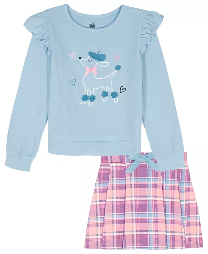 

Комплект из двух предметов: юбка и топ с принтом для малышей и маленьких девочек Kids Headquarters