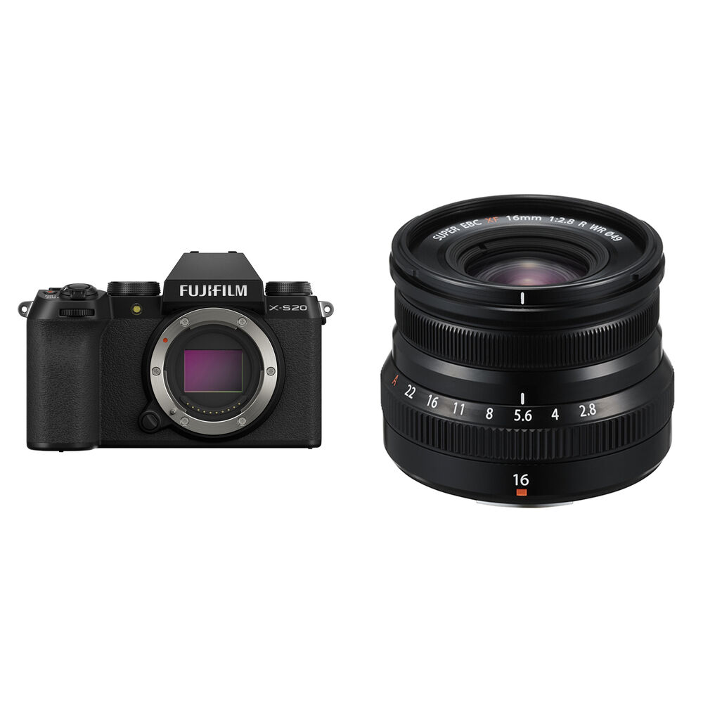 

Беззеркальная камера FUJIFILM X-S20 Mirrorless Camera with 16mm f/2.8 Lens Kit