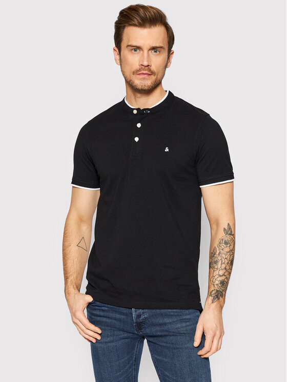 

Рубашка поло стандартного кроя Jack&Jones, черный