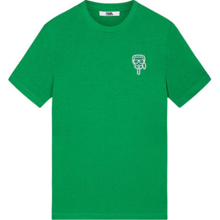 

KARL LAGERFELD / Karl Lagerfeld Jeans Футболка KARL LAGERFELD мужская темно-зеленая, Зеленый, KARL LAGERFELD / Karl Lagerfeld Jeans Футболка KARL LAGERFELD мужская темно-зеленая