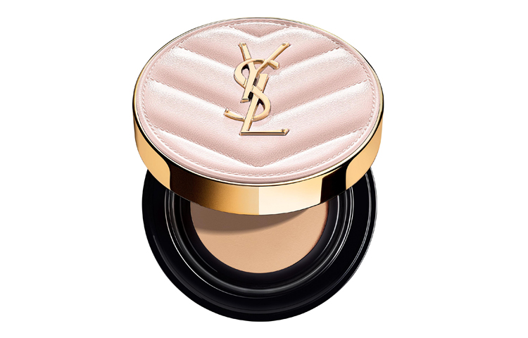 SAINT LAURENT Leather Bright Color Glow Touche ÉCla Pink Air Cushions — фото 2