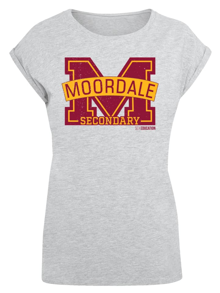 

Футболка с надписью Половое воспитание Moordale с треснувшим логотипом M2 серого цвета в крапинку F4NT4STIC, Серый, Футболка с надписью Половое воспитание Moordale с треснувшим логотипом M2 серого цвета в крапинку F4NT4STIC