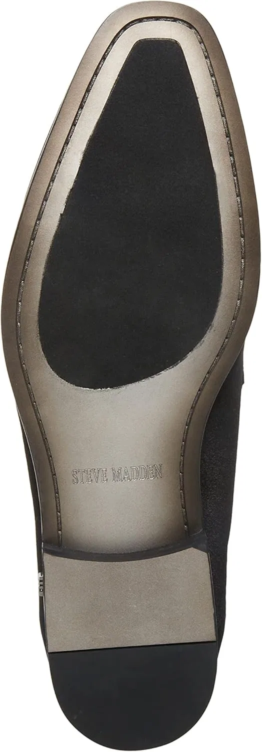 Мужские туфли Steve Madden Barnan, Black Velvet — фото 3