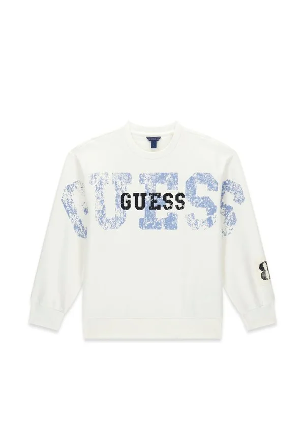 Толстовка bedrucktes Guess, Mehrfarbig Weiß