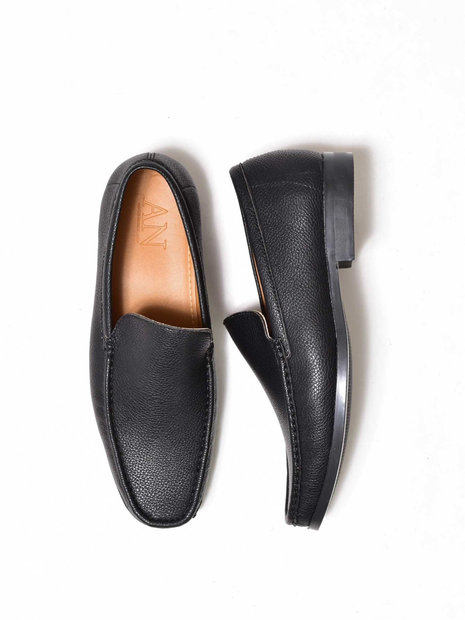 Лоферы AN AN by LUCIUS, Black Grain — фото 2