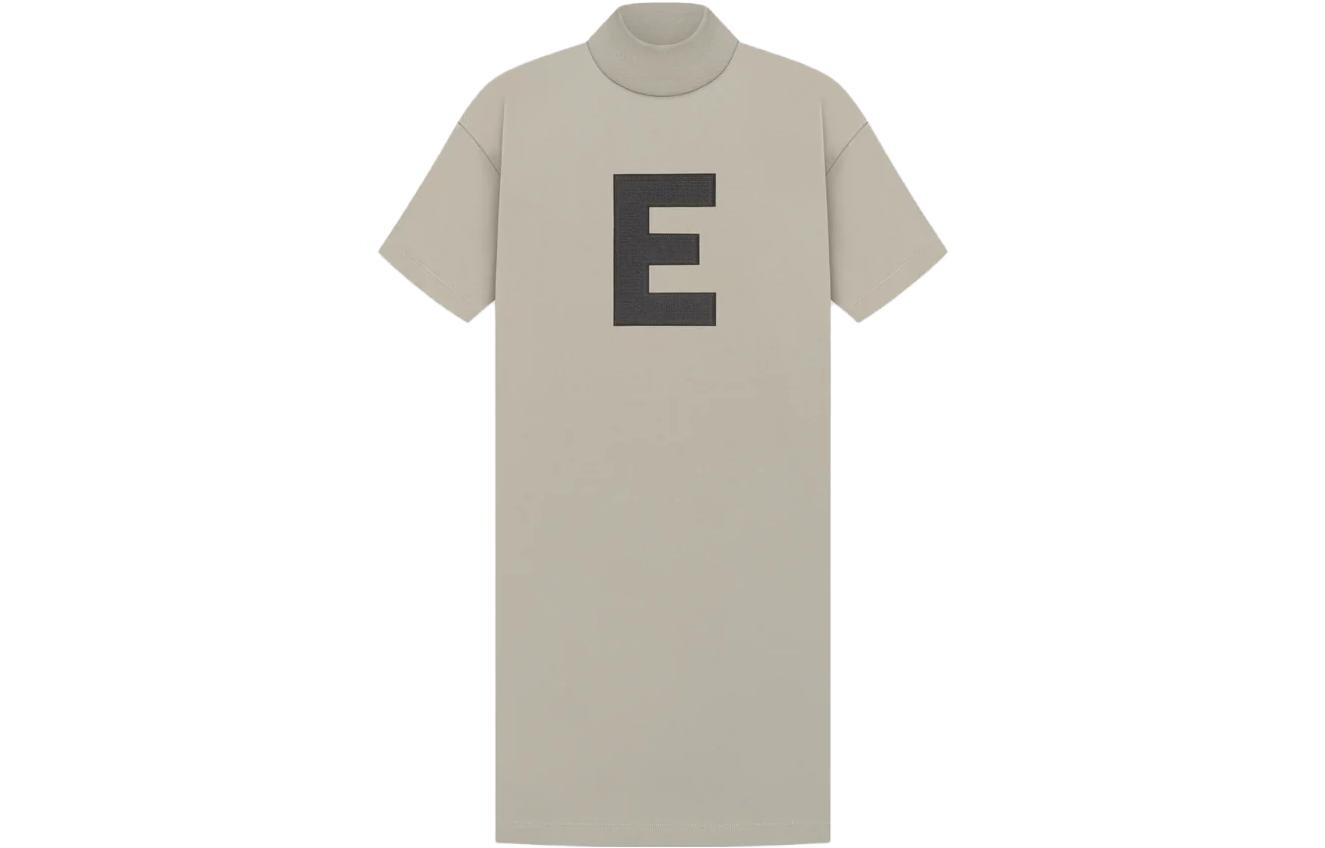 

SS23 Платье с короткими рукавами женское Seal серое Fear Of God Essentials