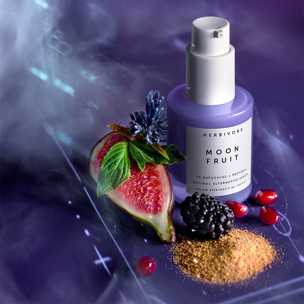 Сыворотка для лица Herbivore Moon Fruit с 1% бакучиола и пептидами, 30 мл — фото 3
