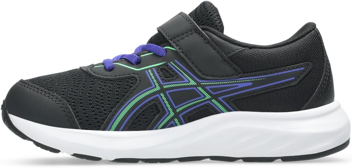 Кроссовки ASICS Boys Contend 9 Ps (для малышей/детей младшего возраста), черный/зеленый/ярко-зеленый — фото 4