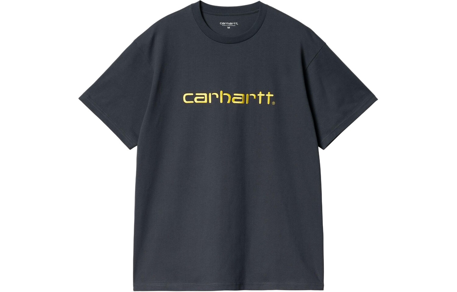 

Футболка унисекс темно-синяя Carhartt Wip, темно-синий
