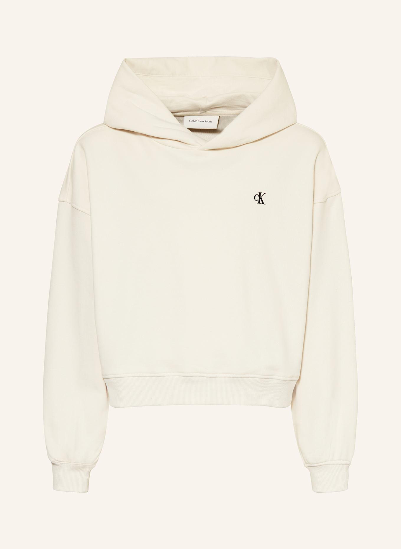 

Толстовка с капюшоном Calvin Klein, бежевый