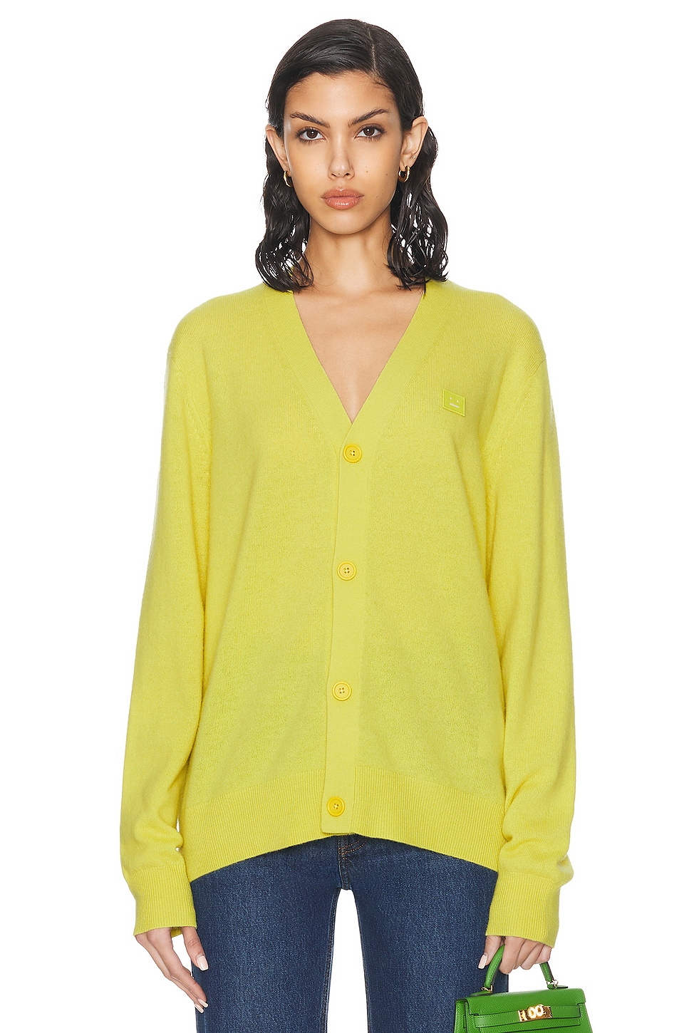 

Кардиган для лица Acne Studios, цвет Dusty Yellow