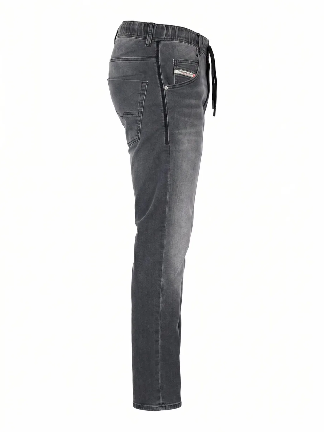 Джинсы Diesel Tapered Jeans 2030 D-KROOLEY JOGGJEANS Superstretch & Supersoft из серого денима — фото 2