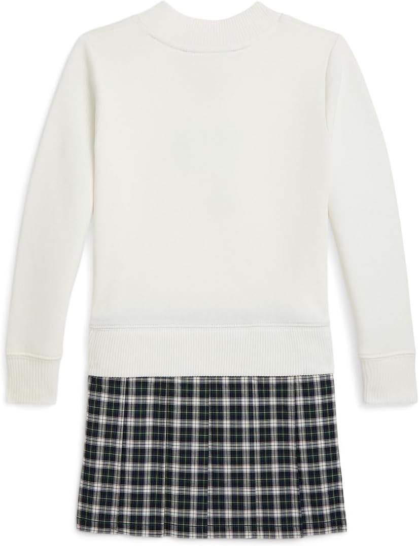 Платье Polo Ralph Lauren Kids Letterman Fleece Sweatshirt Dress, цвет Nevis — фото 2