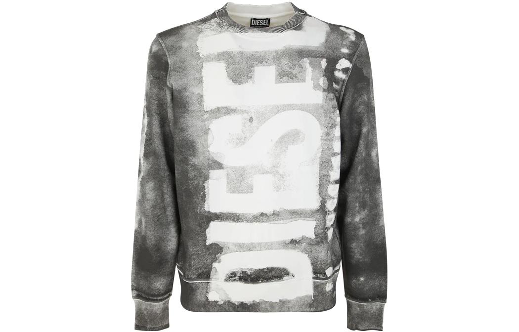 

Diesel Мужские толстовки серые с круглым вырезом, средней толщины, другие