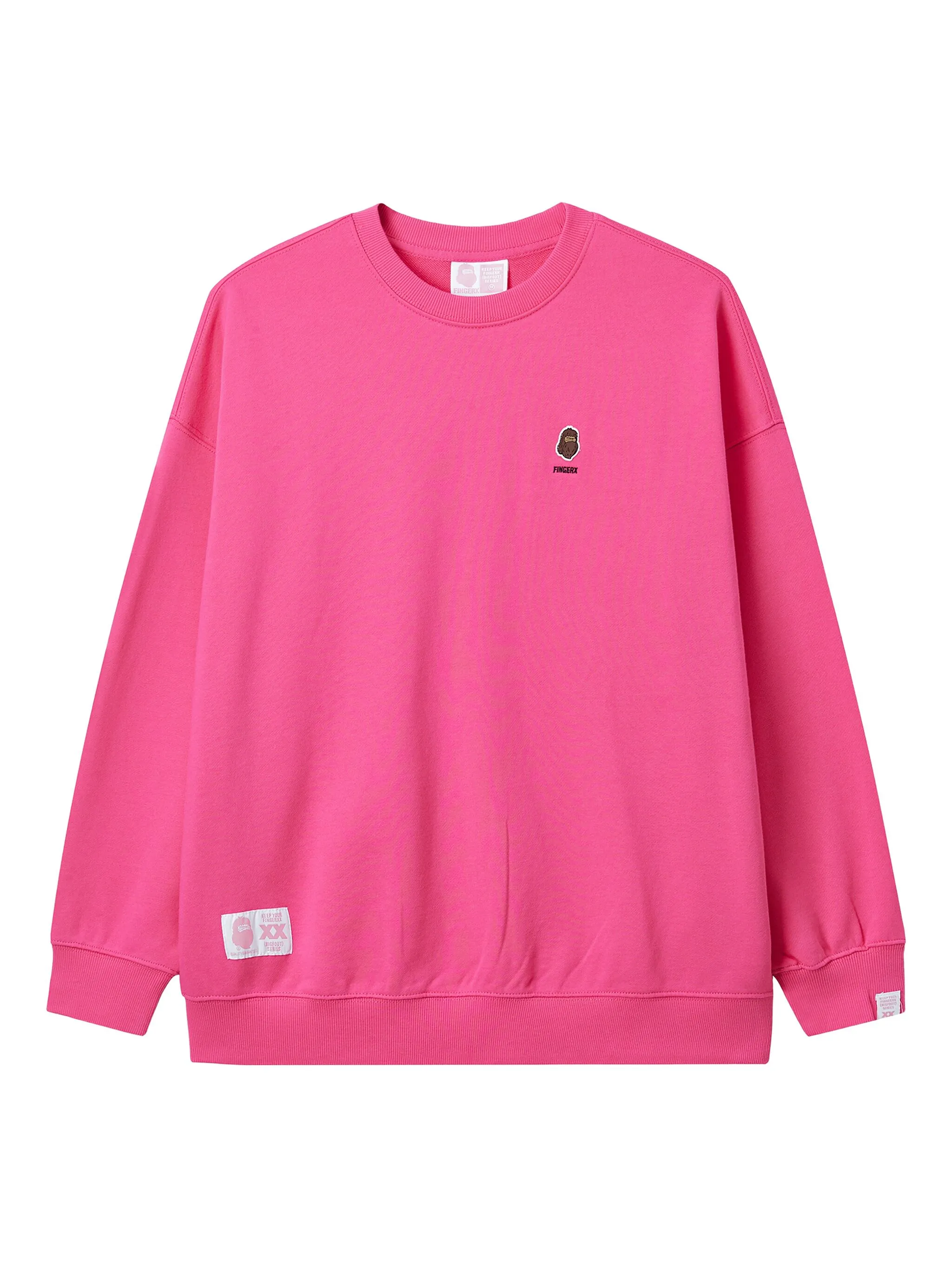 

Толстовка с нашивкой-логотипом Fingercroxx, розовый
