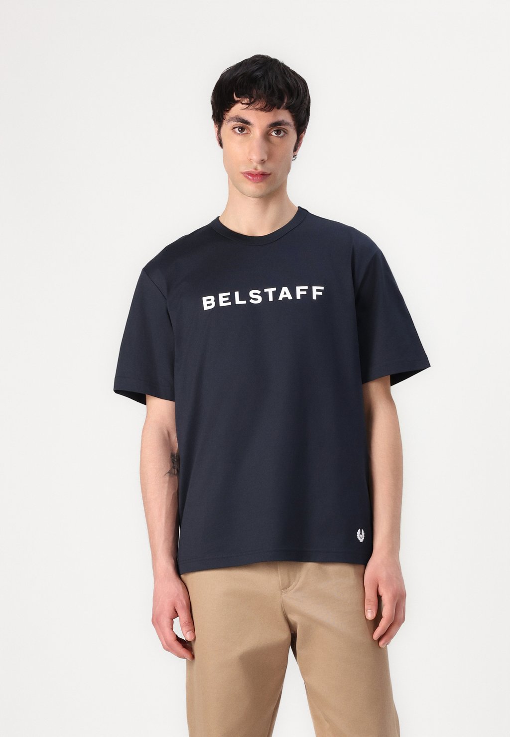 

Футболка с принтом STAPLE LOGO Belstaff, темно-синий