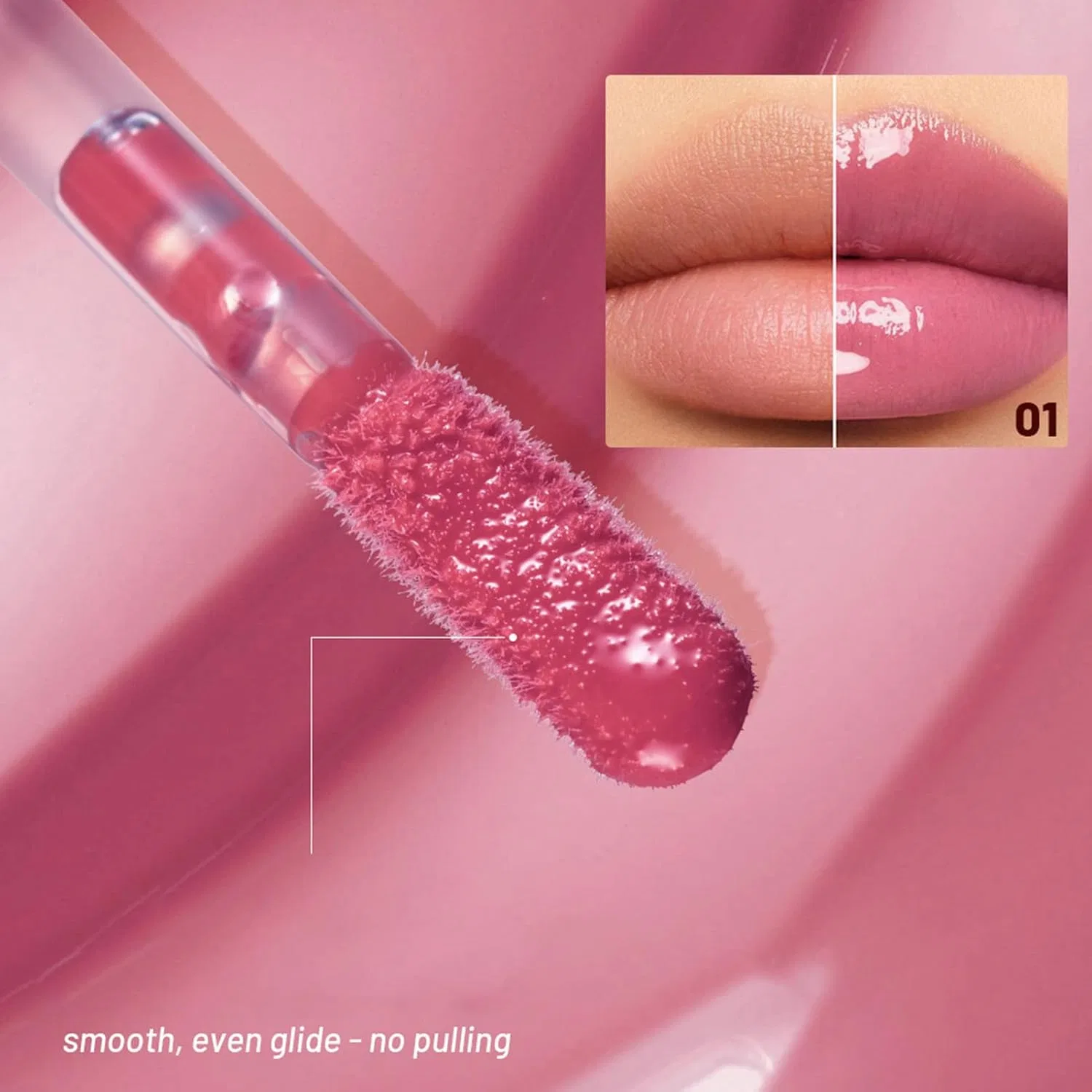 Блеск для губ Mirror Lip Glaze, увлажняющий, 3 г, мультиколор — фото 3