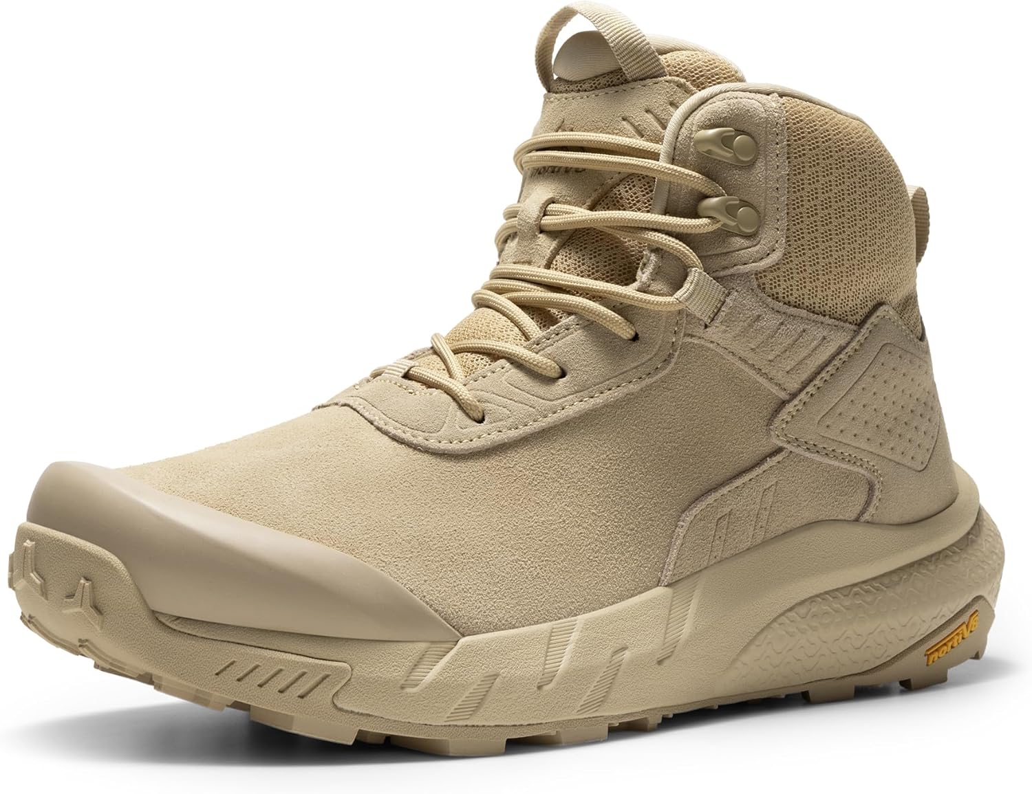 

Мужские водонепроницаемые тактические ботинки NORTIV 8 из кожи, для мотоциклов и боевых действий, легкие, противоскользящие, походные ботинки для мужчин Defender, Sand-6 Inches