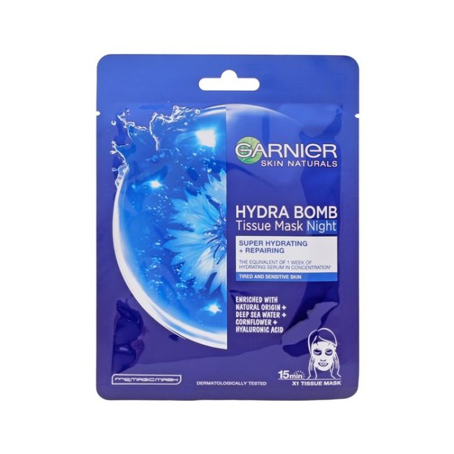 

Маска для лица Moisture+ Aqua Bomb Garnier, 28 гр