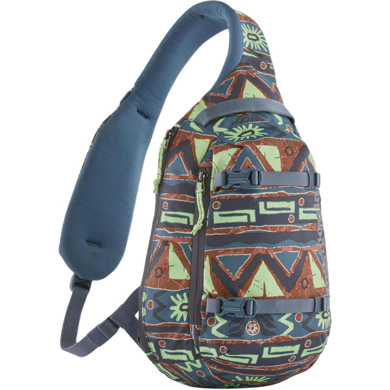 

Мужская сумка через плечо, сумка на плечо, сумка для активного отдыха, 8 л, из переработанного полиэстера, разноцветная Patagonia, мультиколор