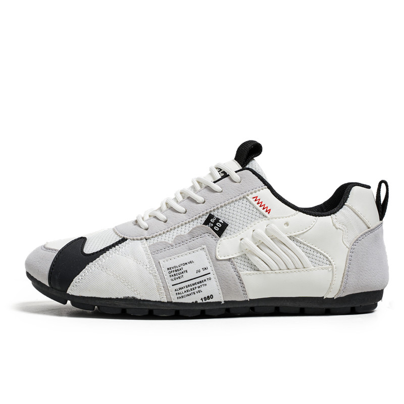 

Износостойкие низкие повседневные туфли для мужчин Dao Tu Sen, White Gray