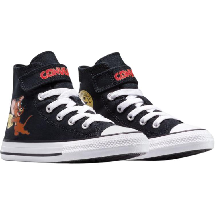 Том и Джерри x CHUCK TAYLOR детские высокие кеды из холста для детей от 3 до 7 лет Converse, черный — фото 3