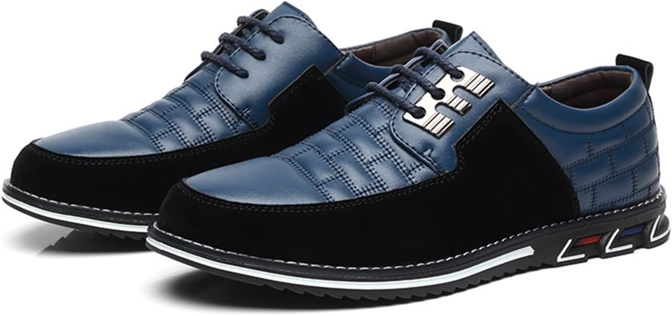 

Мужские оксфорды дерби ортопедические кожаные туфли, мужская повседневная обувь, модные кроссовки, мужские прогулочные туфли, деловые офисные удобные лоферы Dagy, синий