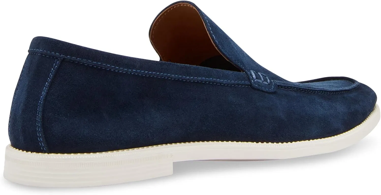 Лоферы Steve Madden Ragle, синий замша — фото 3