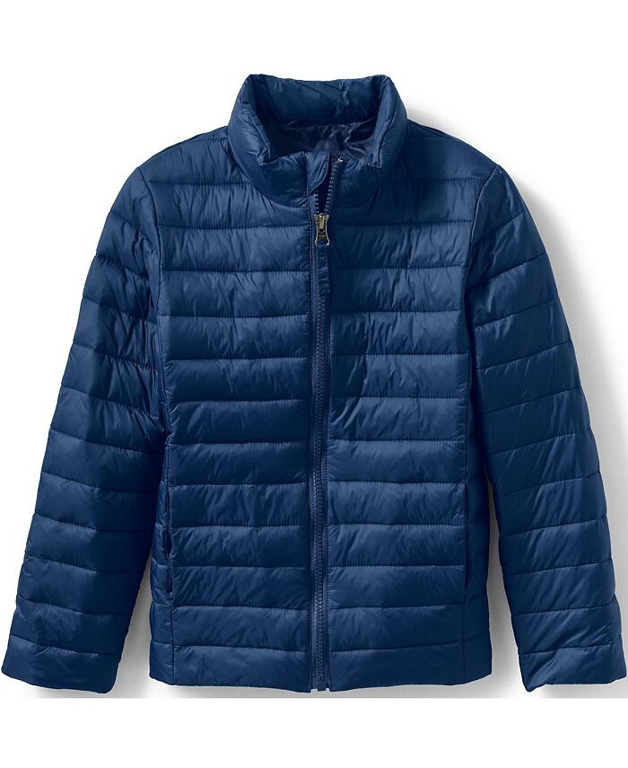 

Складная куртка Big Boys Husky ThermoPlume Lands' End, синий