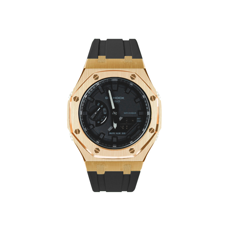 

Унисекс часы CASIO серии с двойным дисплеем (жидкокристаллическим/аналоговым), 48,5 мм, черные