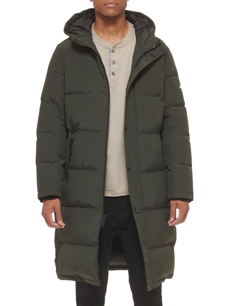 

Стеганая парка классического кроя Dkny, цвет Dark Olive