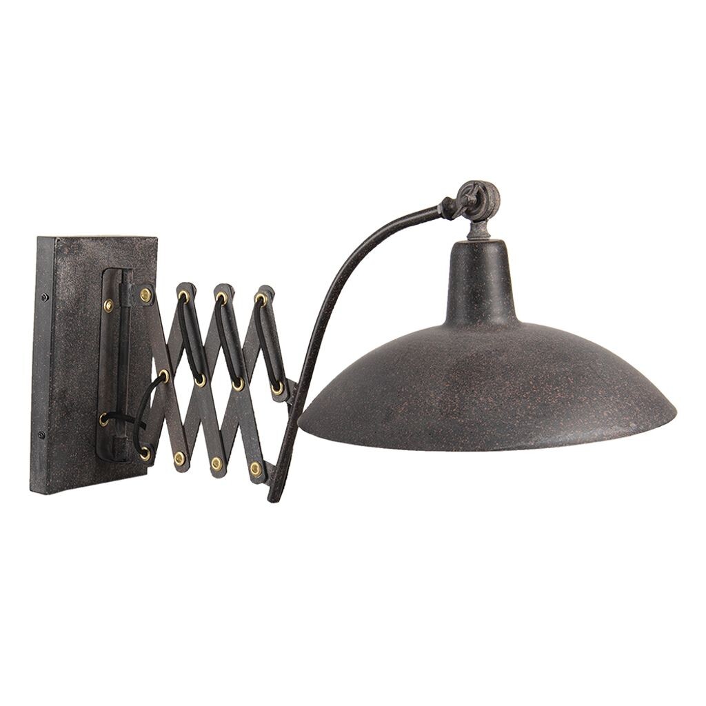 

Настенный светильник Clayre & Eef 55x33x34 см, черный металл Clayre&Eef