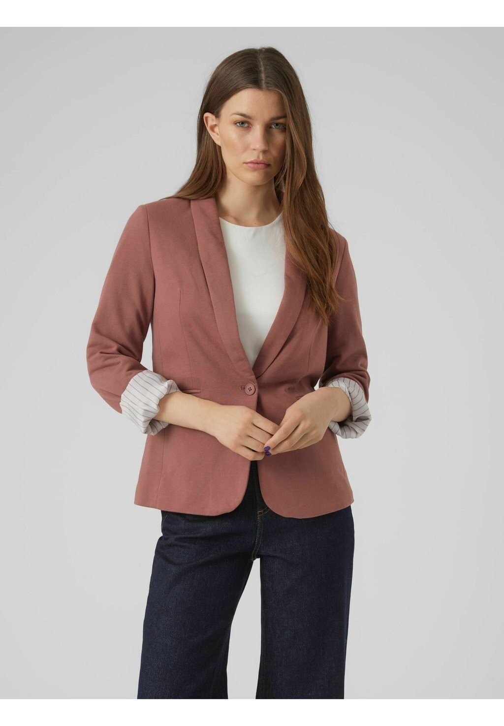 

Блейзер Vero Moda, розово-коричневый