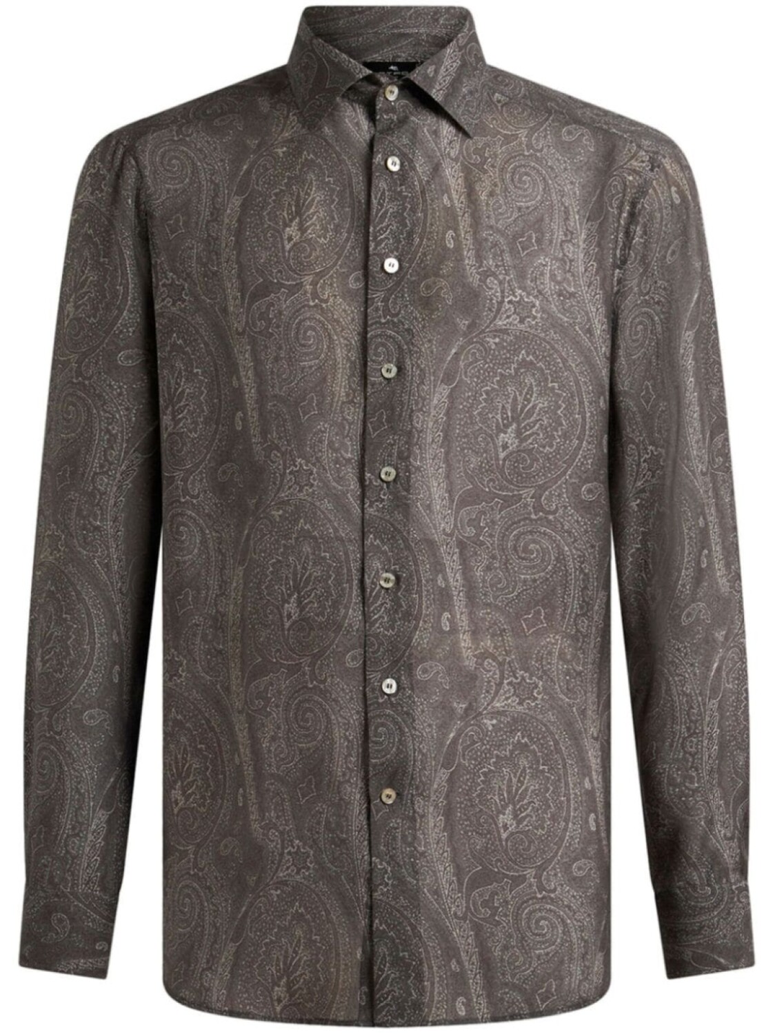 

ETRO рубашка с принтом пейсли, черный