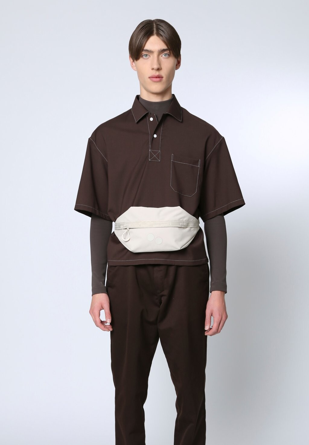 

Поясная сумка BRIK pinqponq, цвет cliff beige