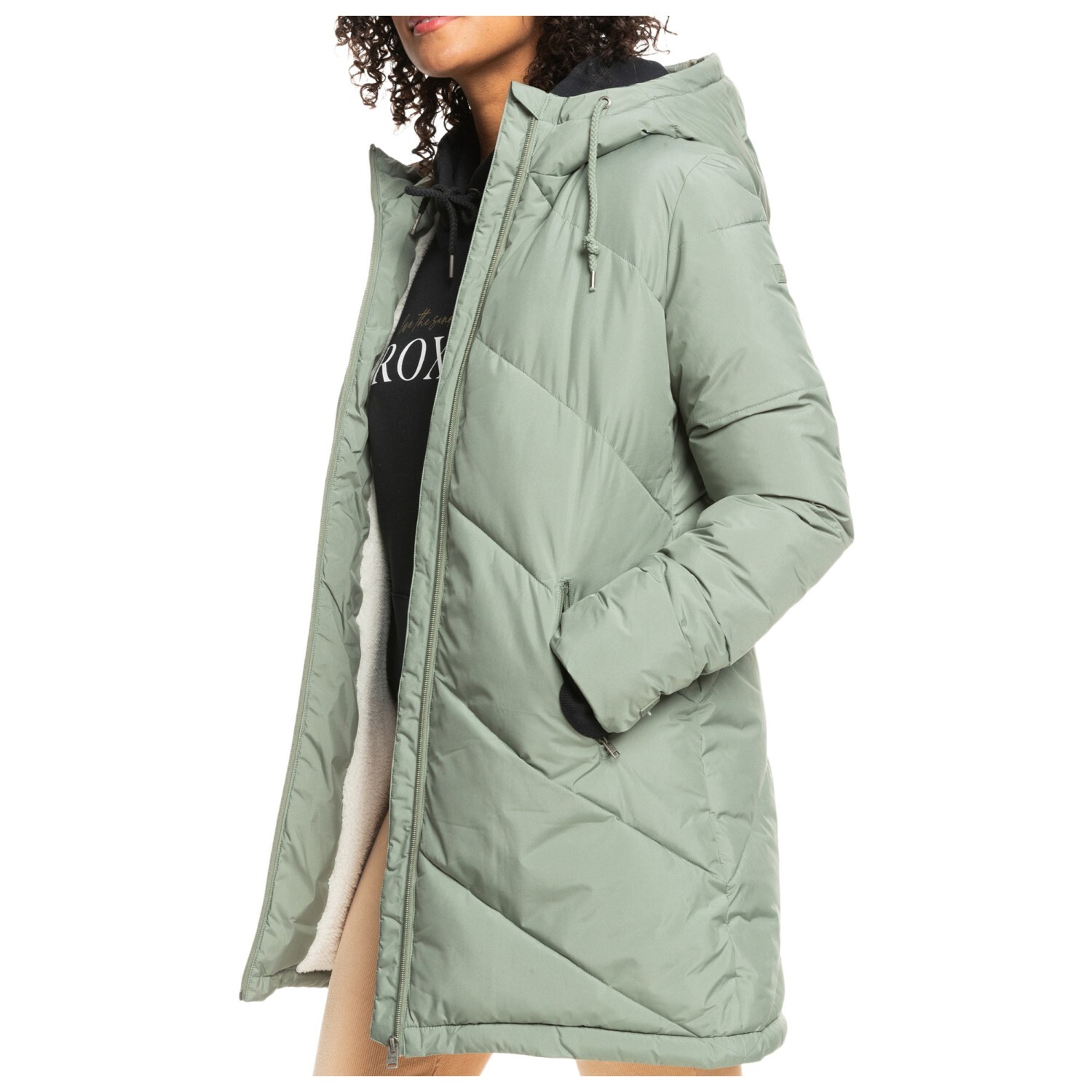 

Пальто Roxy Women's Better Weather, цвет Agave Green
