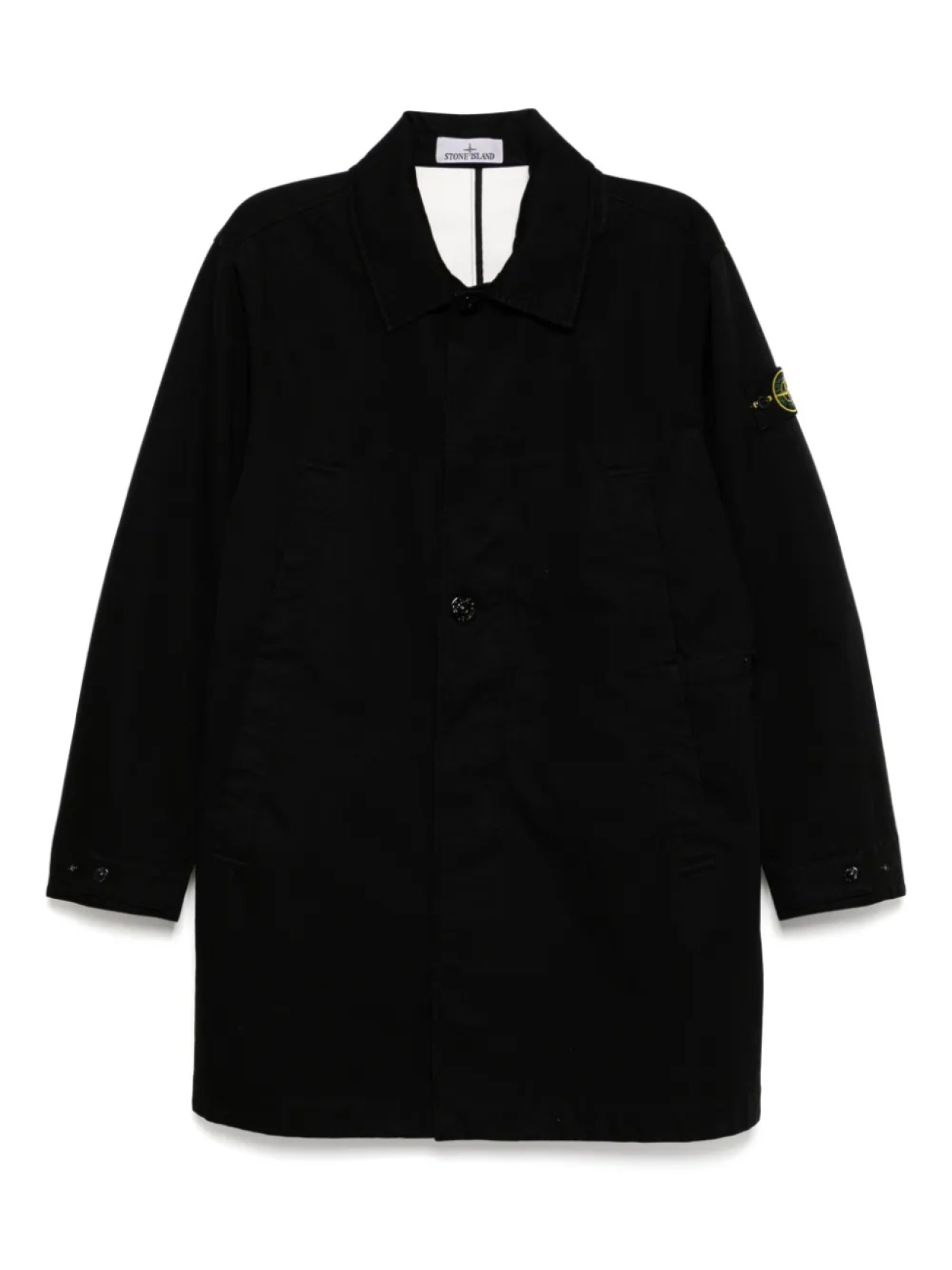 

Пальто Capospalla Lungo Stone Island, черный