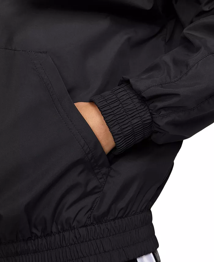 Спортивная куртка Nike Sportswear Classic Zip-Front Hooded, черный — фото 4