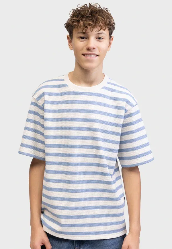 Футболка Tebronko tee boxy fit print t-shirt Redefined Rebel, белый