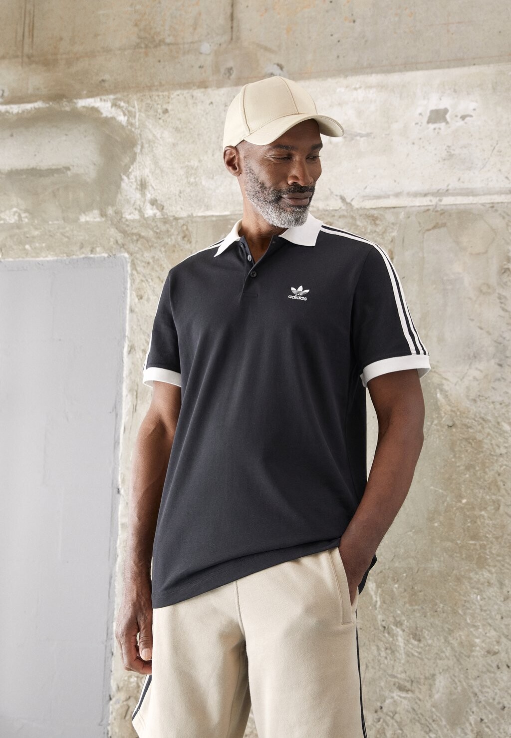 

Поло Adicolor Classics 3-Полоски adidas Originals, черный