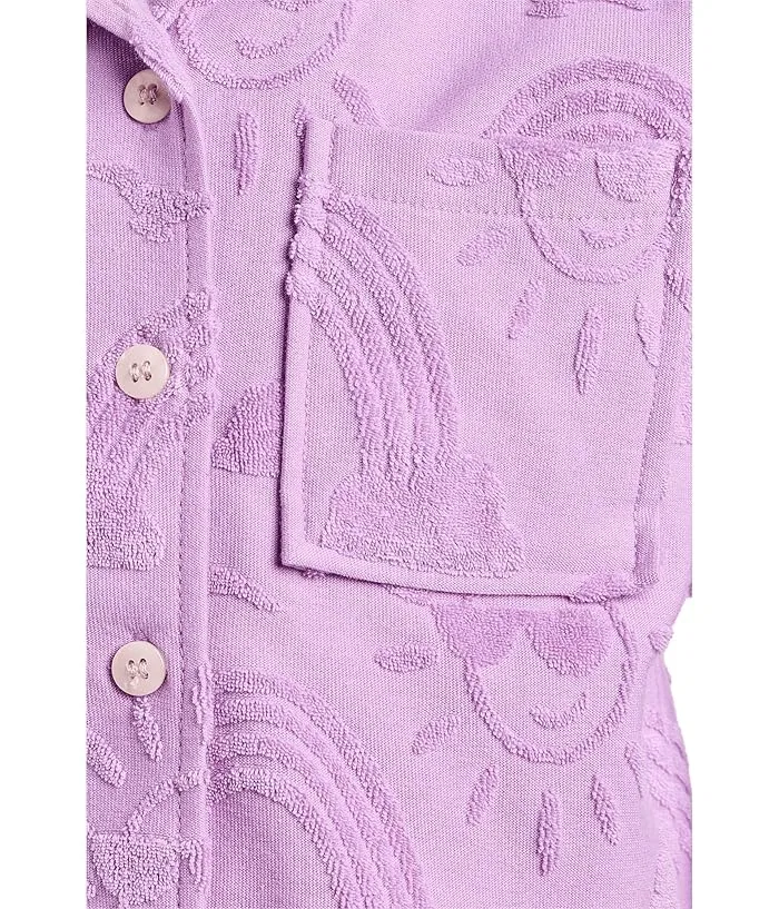 Детская рубашка Resort Shirt Appaman Kids, Lilac — фото 3