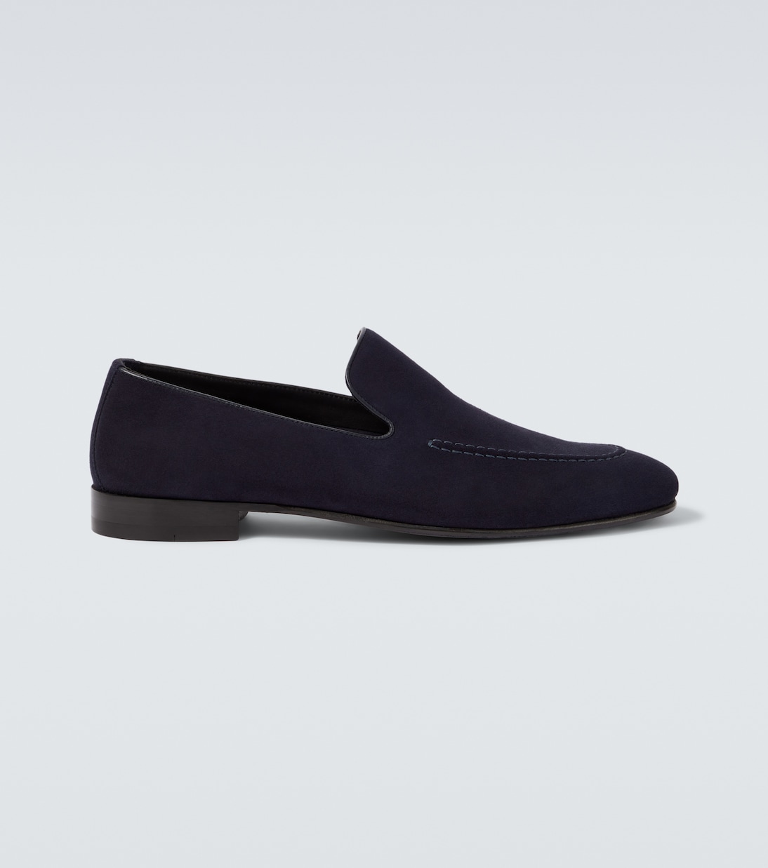 

Туфли-лоферы Truro из замши Manolo Blahnik, 4108 Navy