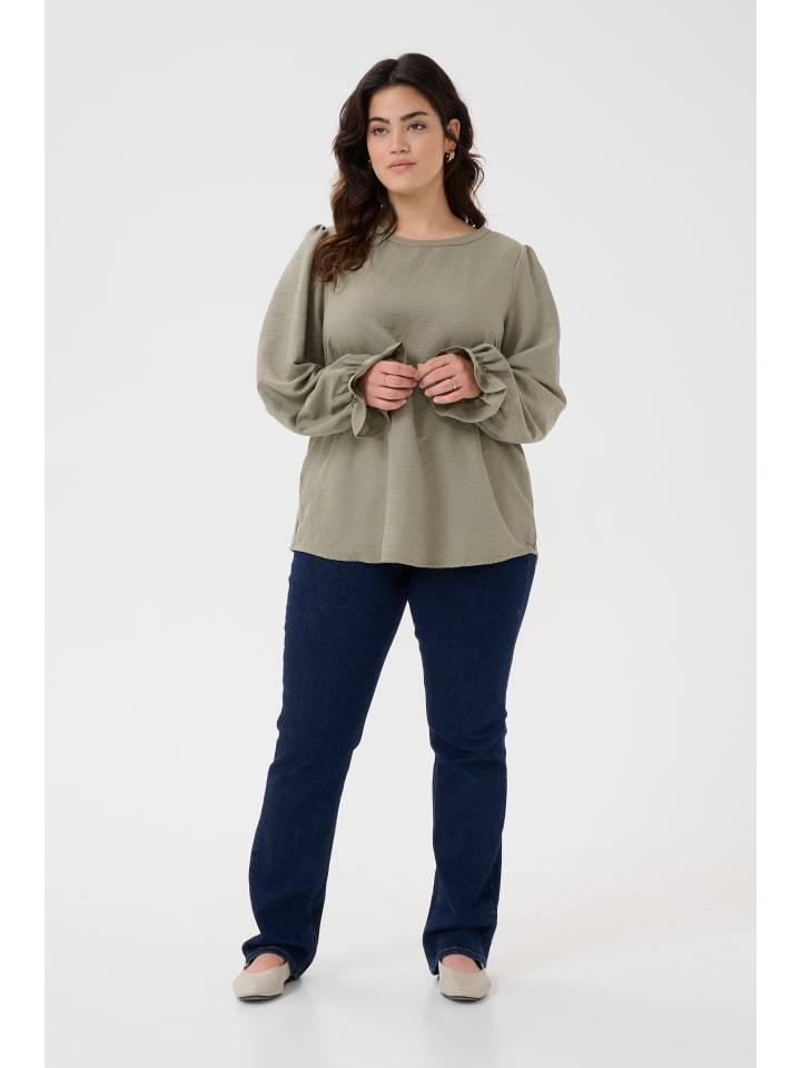 

Блузка с длинными рукавами KCniki Regular fit в цвете Vetiver CC KAFFE curve