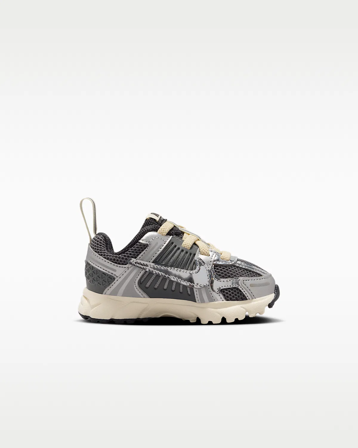 Кроссовки Nike Vomero 5 для малышей, Iron Grey/Metallic Silver/Coconut Milk/Chrome — фото 3