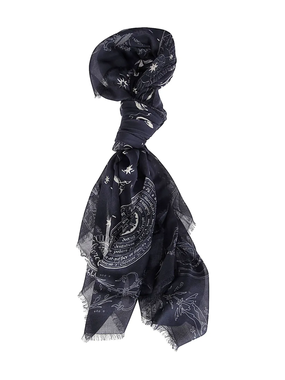 

Астрологический шарф Faliero Sarti, черный