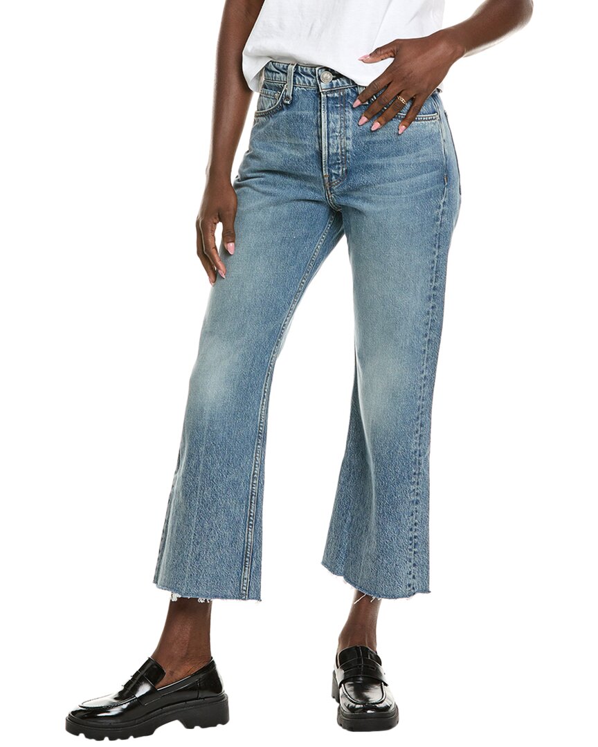 

Джинсы-клеш с высокой посадкой rag & bone Maya, синий