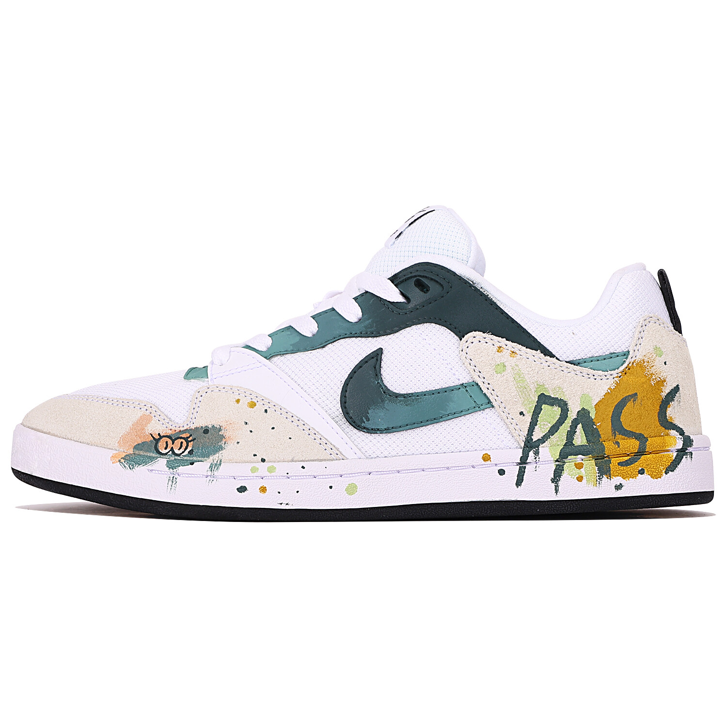 

SB Alleyoop Скейтборд Кроссовки Мужские Низкие белый/синий/черный Nike