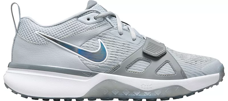 

Мужские бейсбольные кроссовки Nike Air Zoom Diamond Elite Turf, серый/белый